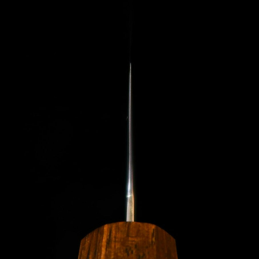 刃道 HADO 翁流 AUS-10 渦ダマスカス 黒樫柄  文化 (170mm)