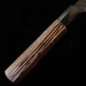 NIGARA Cutelaria Petty SG2 Tsuchime Kurouchi cabo octogonal de wenge (150mm)
