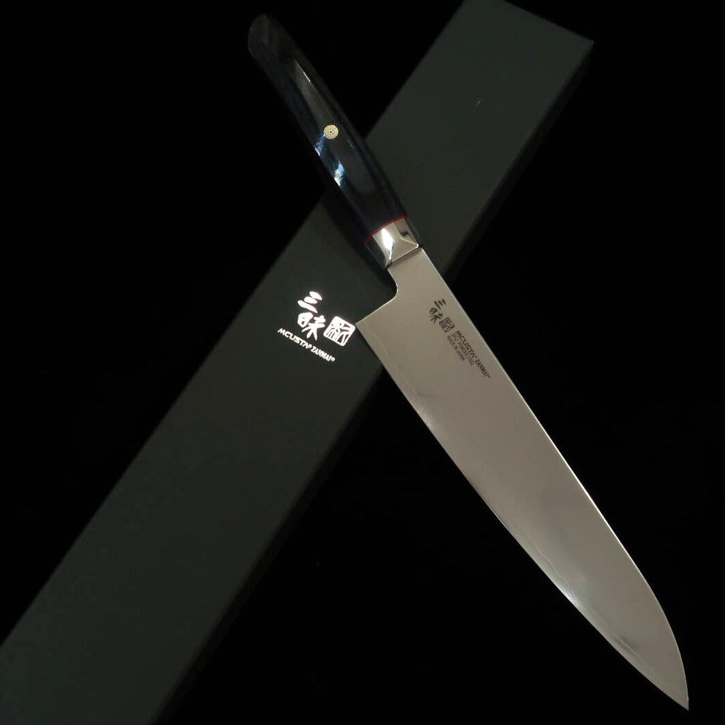 [Novo padrão] MCUSTA ZANMAI Revolution 3 Black Gyuto (210mm)