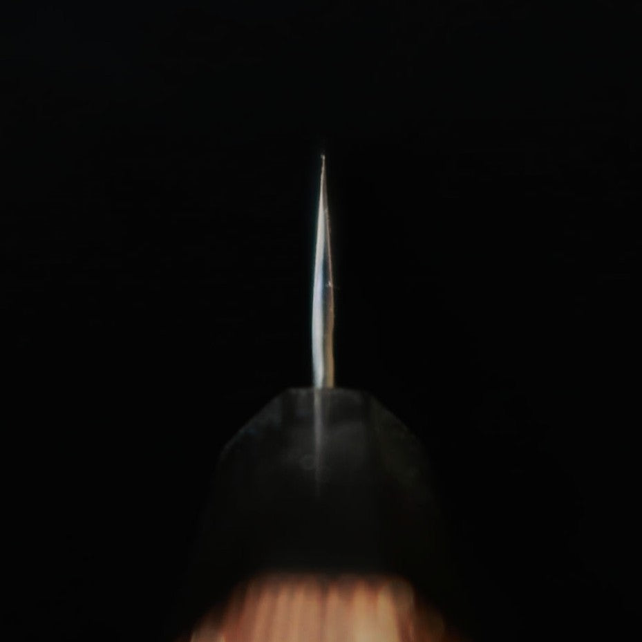 NIGARA Cutelaria Petty SG2 Tsuchime Kurouchi cabo octogonal de wenge (150mm)