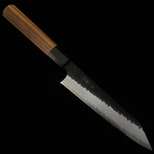 NIGARA forja Nitoh – kiritsuke petty SG2 martelado acabamento preto cabo octogonal de teca (150 mm)