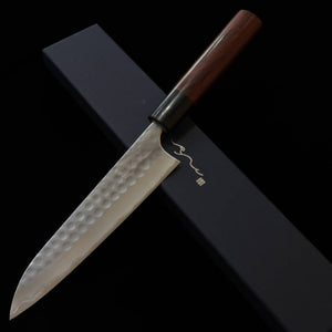 ANRYU Anryu petty acero azul nº2 acabado martillado mango octogonal de palisandro (150 mm)