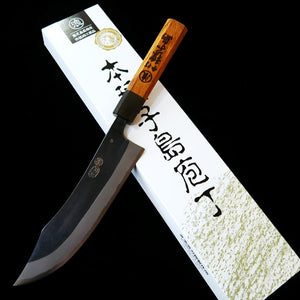 IKENAMI HAMONO Shirogami no. 1, Stainless Clad with Oak Handle - Deer Disassembly Knife (150/180mm)