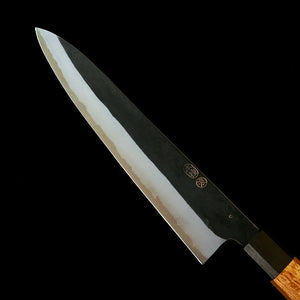IKENAMI HAMONO Gyuto, Shirogami #1, Stainless Clad with Oak Handle (210-270mm)
