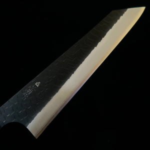 NIGARA Nitō Hamono NIGARA petty SG2, martelada, kuro-uchi, cabo octogonal em teca (150 mm)