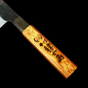 IKENAMI HAMONO Gyuto, Shirogami #1, Stainless Clad with Oak Handle (210-270mm)