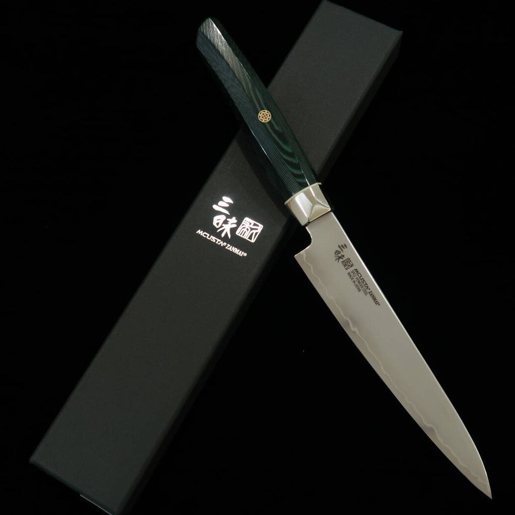 [Nouvelle référence] MCUSTA ZANMAI Revolution 3 Green Petty (110/150 mm)