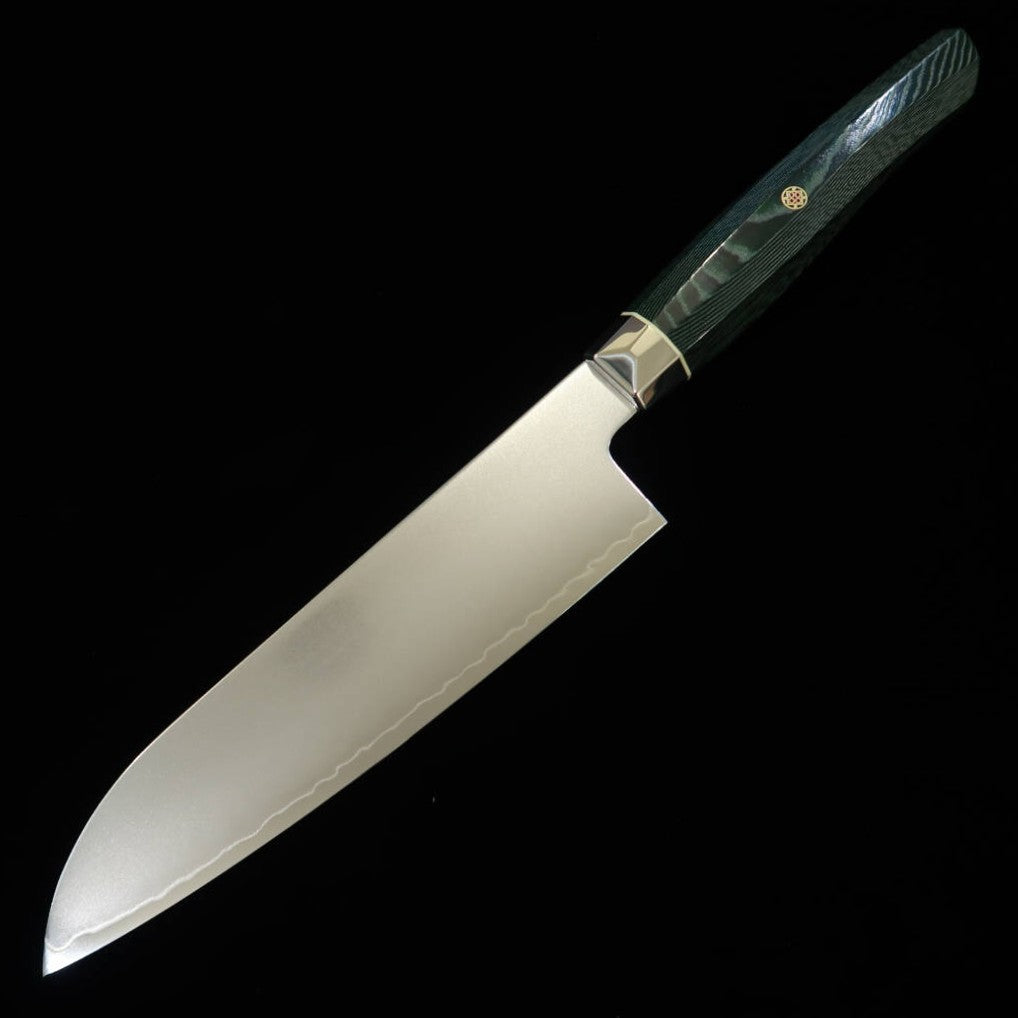 [Nuevo estándar] Zanmai MCUSTA Revolution3 Santoku verde (180mm)