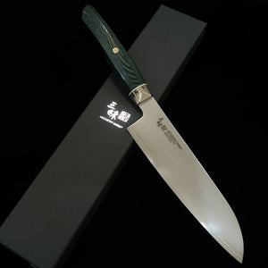 【Nouveauté】Mcusta Zanmai Revolution 3 Santoku Vert  (180mm)