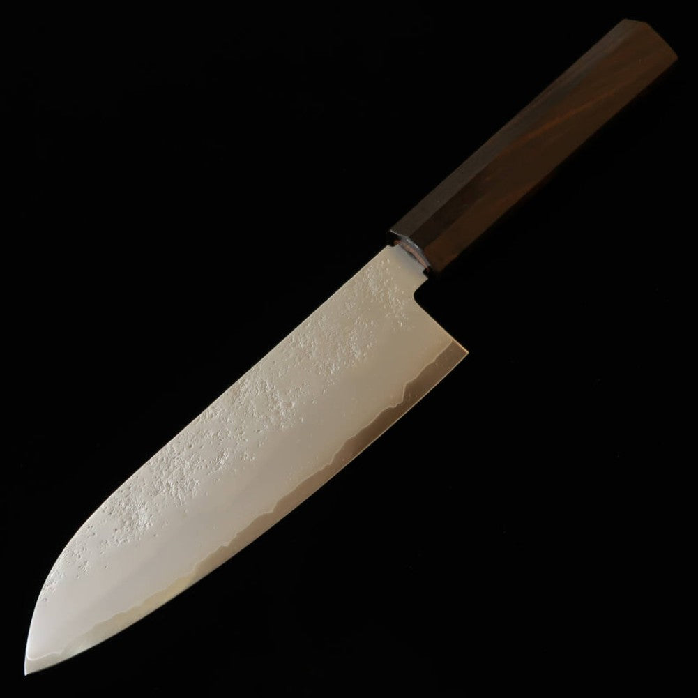 SAKAI TAKAYUKI Wa-Santoku, VG10 Nashiji with Integrated Ebony Octagonal Handle (170mm)