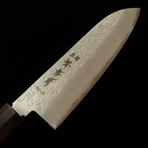 SAKAI TAKAYUKI Wa-Santoku, VG10 Nashiji with Integrated Ebony Octagonal Handle (170mm)