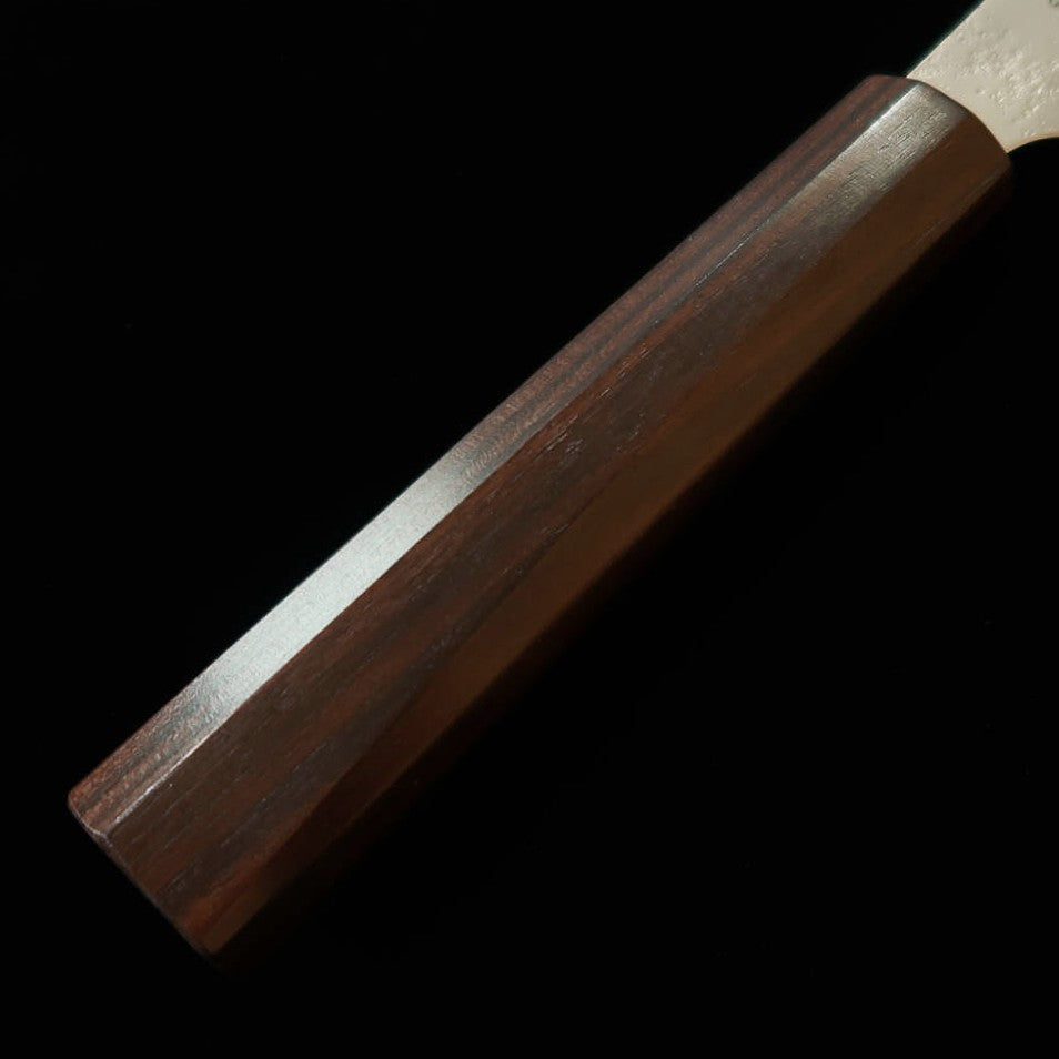 堺孝行 SAKAITAKAYUKI 和剣三徳 VG10 梨地 黒檀一体型八角柄（160mm）
