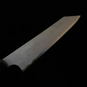 NITOU Cutelaria Forjada NIGARA Petty K-tip Aogami Super, acabamento martelado, cabo octogonal de wenge (150 mm)