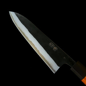 Ikenami Hamono IKENAMI HAMONO Shirogami n°1 sandwich inox manche en chêne couteau universel (130–180 mm)