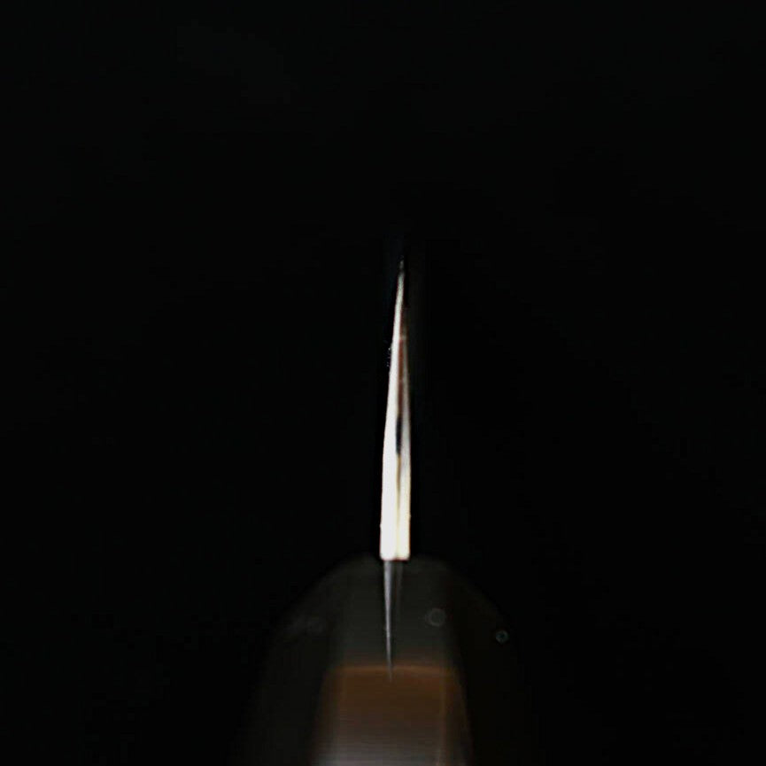 NITOU Cutelaria Forjada NIGARA Petty K-tip Aogami Super, acabamento martelado, cabo octogonal de wenge (150 mm)