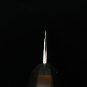 NITOU Cutelaria Forjada NIGARA Petty K-tip Aogami Super, acabamento martelado, cabo octogonal de wenge (150 mm)