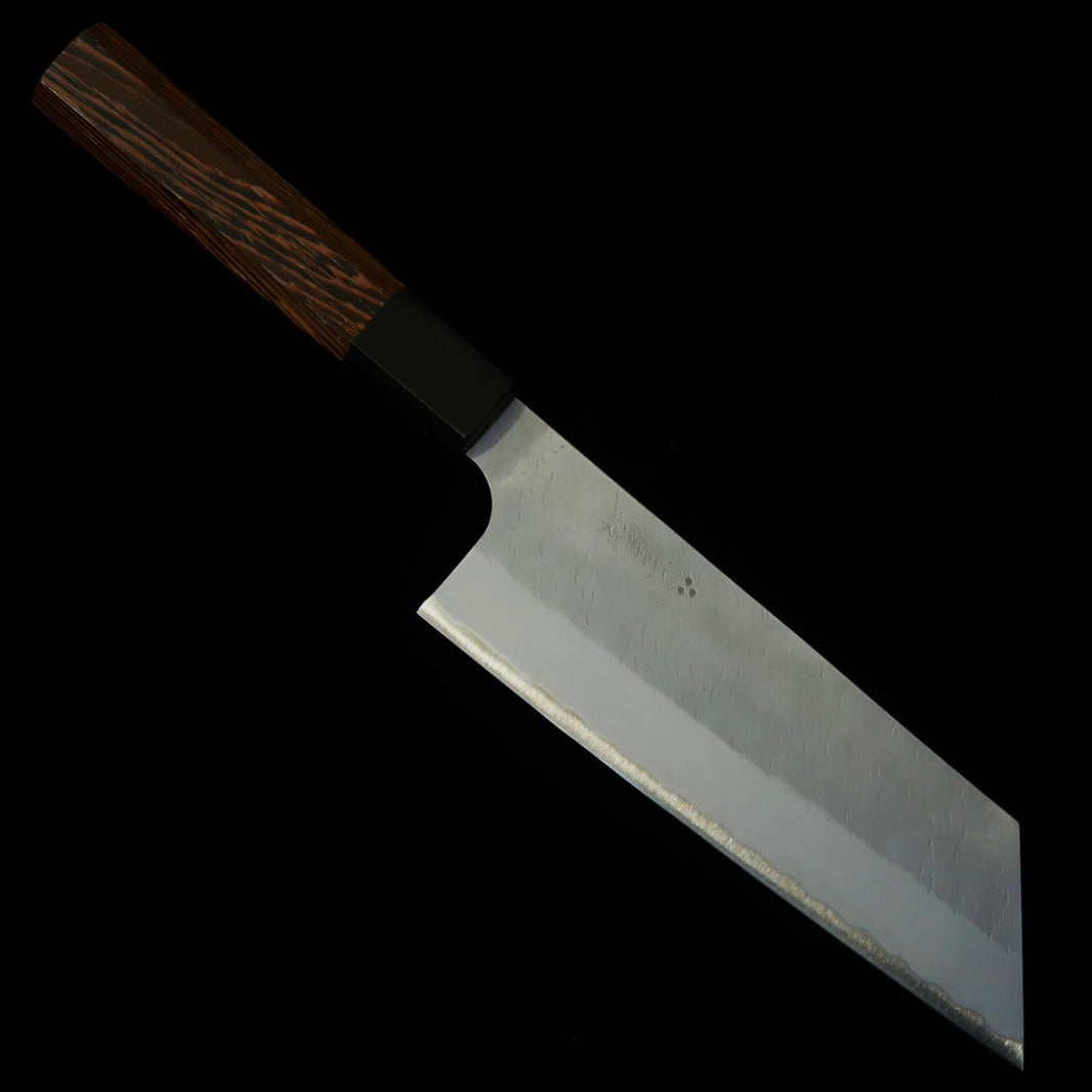 NIGARA – Nakiri kiritsuke, Aogami Super, martelé, manche octogonal en wengé (180 mm)