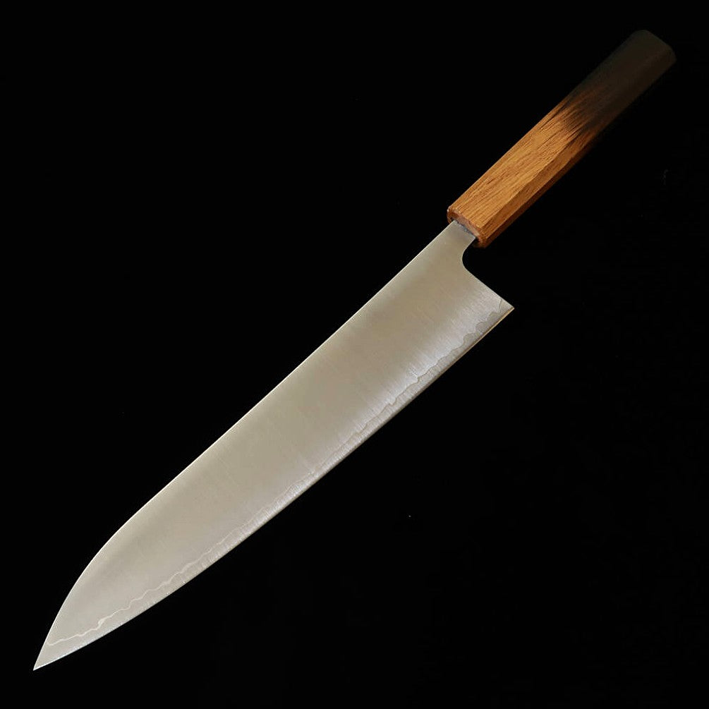 MIURA gyuto 440C pulido, mango octogonal lacado (urushi) (240 mm)