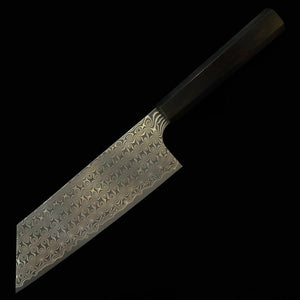 NIGARA NITOU Hamono Anmon nakiri kiritsuke SG2, cabo octogonal integral em ébano (180 mm)