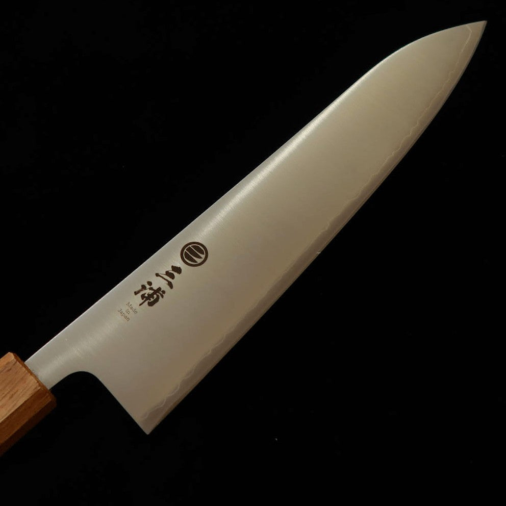MIURA gyuto 440C pulido, mango octogonal lacado (urushi) (240 mm)