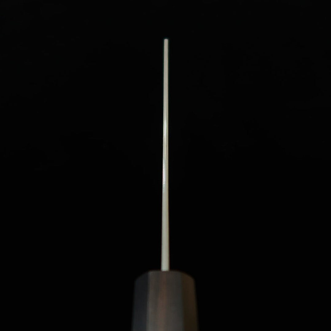 二唐刃物鍛造所 NIGARA 暗紋 切付菜切 SG2 黒檀一体型八角柄（180mm）