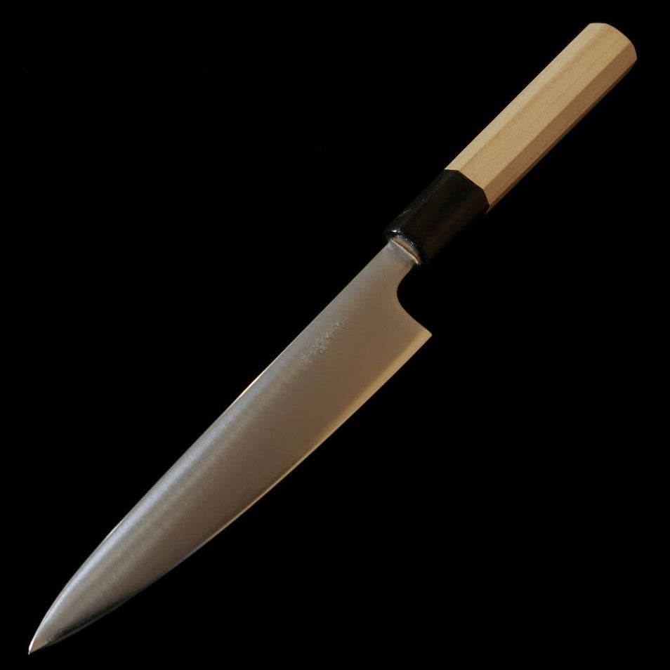 刃道 HADO 翁流 青紙スーパー ステンレスクラッド 朴八角柄 ペティ (135mm)