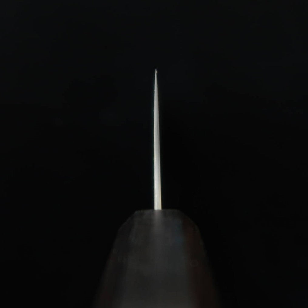 二唐刃物鍛造所 NIGARA 暗紋 切付菜切 SG2 黒檀一体型八角柄（180mm）