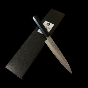 SUMIKAMA Sumikama – Petty acier au molybdène, damas, manche en bois stratifié renforcé KURO KR-32015 (150 mm)