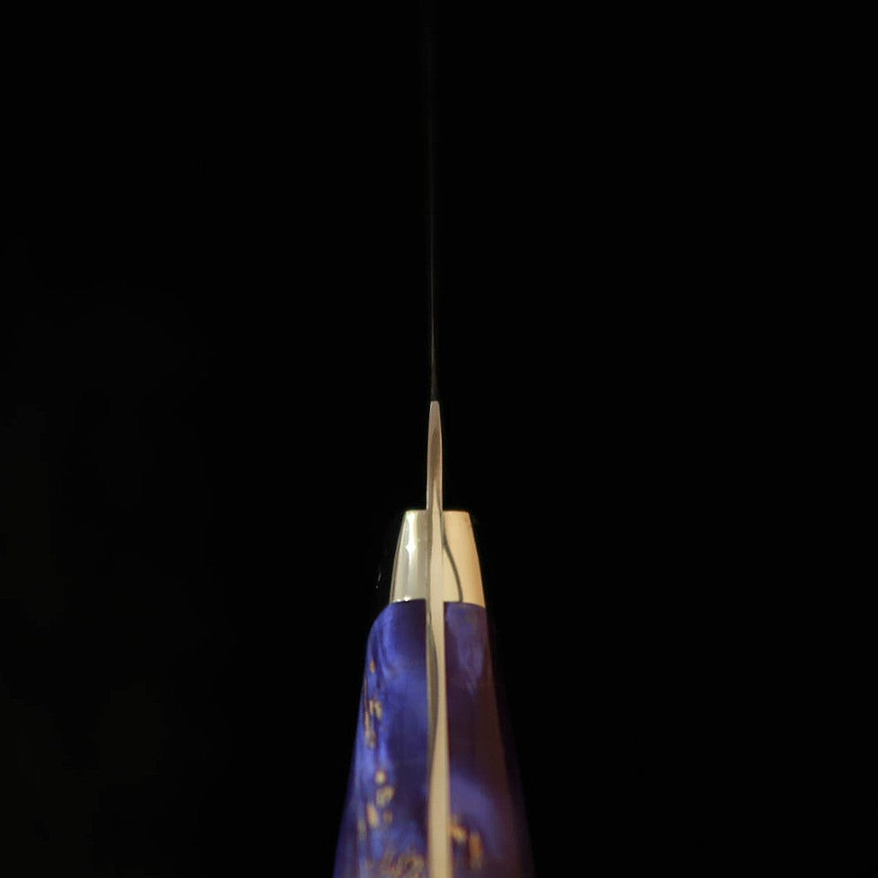 Asurah Knives × MIURA, SUS420J2 Mirror Polish with Custom Blue Handle Fillet Knife (160mm)
