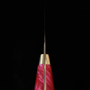 Asurah Knives × MIURA SUS420J2 acabado espejo, mango personalizado rosa, cuchillo fileteador (160 mm)