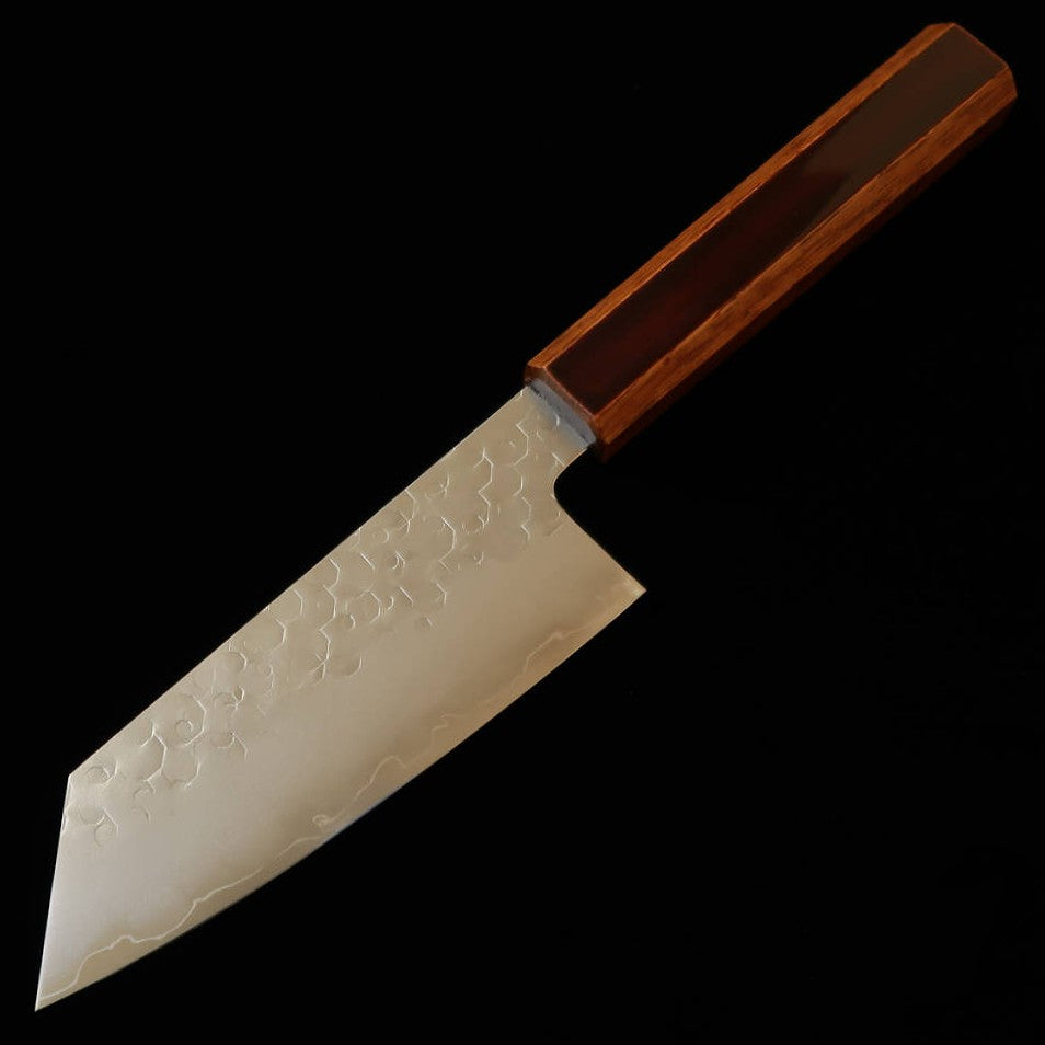 Bunka HADO Shiosai SG2 Hammered Stabilized Wood Handle - Small (135mm) 