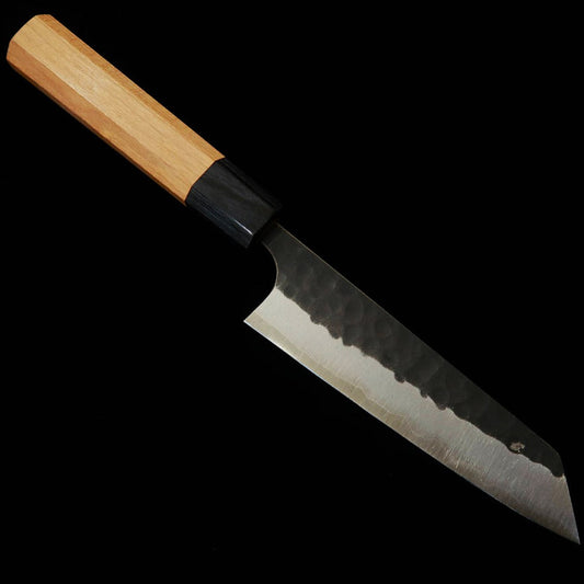 昌景MASAKAGE 小石 小文化 青紙スーパー 鎚目 黒打ち アメリカンチェリー柄（135mm）