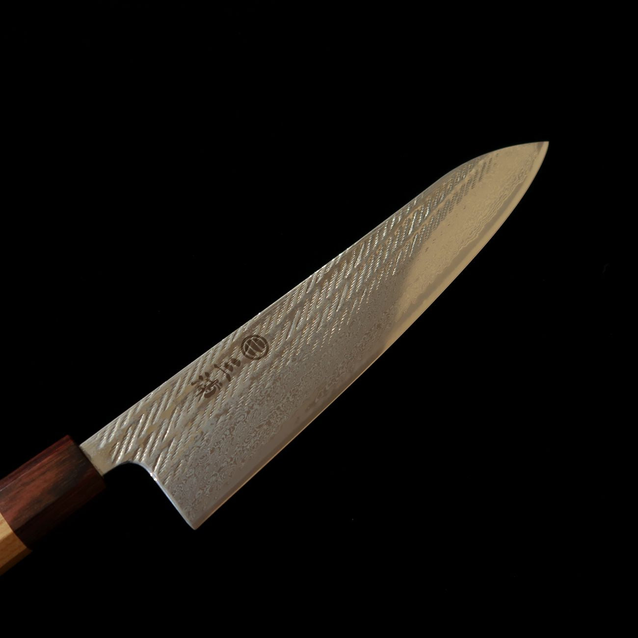 三浦MIURA 牛刀 銀紙三号 縄目ダマスカス 欅八角柄（240mm）