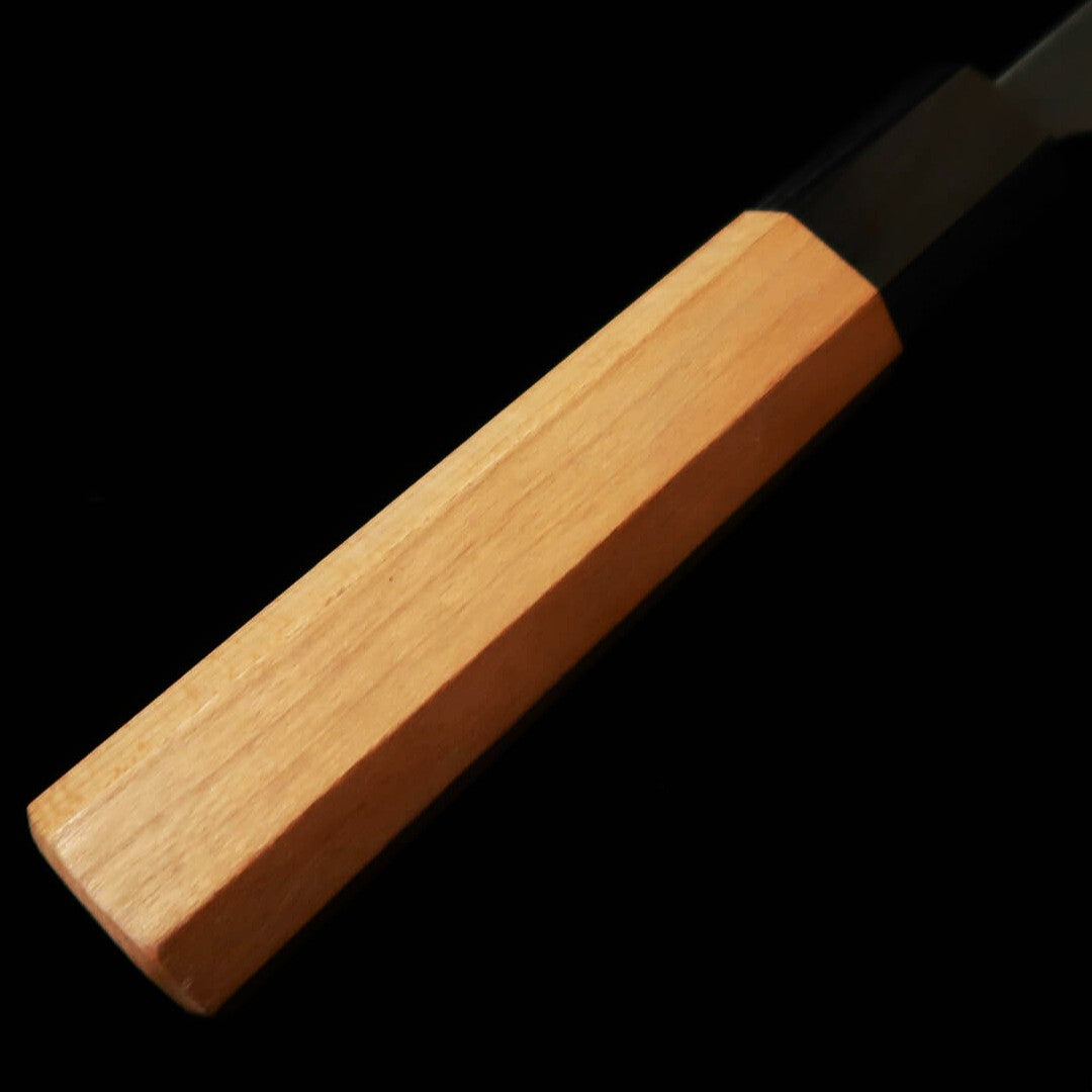 Masakage MASAKAGE Koishi Pequena Bunka Aogami Super Padrão martelado Acabamento kuro-uchi Cabo de cerejeira americana (135 mm)