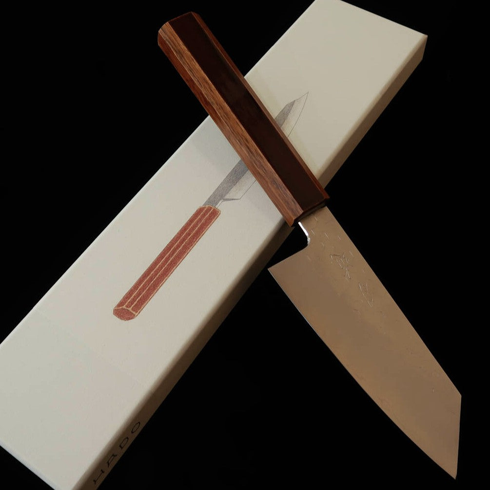 Bunka HADO Shiosai SG2 Hammered Stabilized Wood Handle - Small (135mm) 