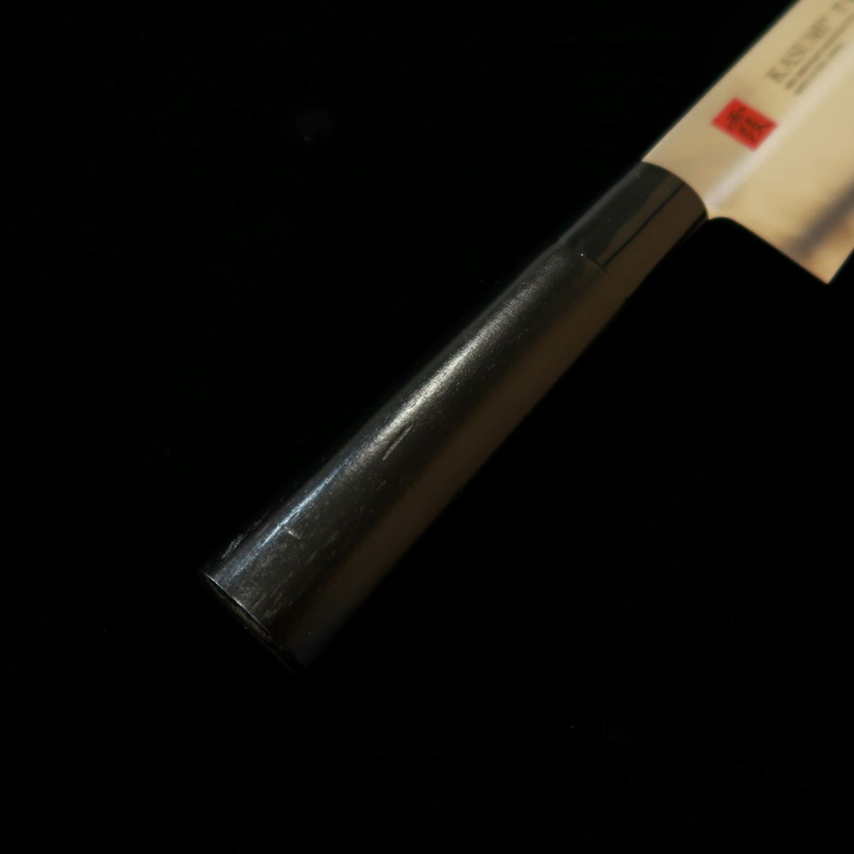 SUMIKAMA Tora, Nakiri, Molybdenum Vanadium Steel - Black Lacquered Magnolia Handle (No.36847)