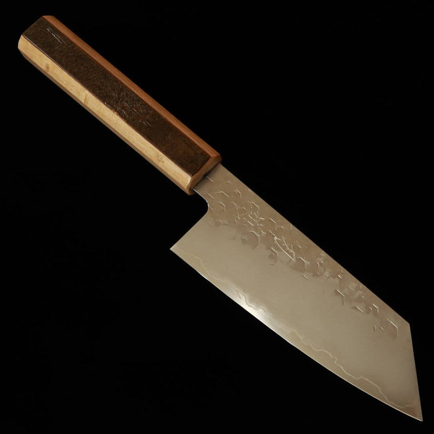HADO Bunka Shiosai SG2 Hammered Stabilized Wood Handle - Small (135mm) 
