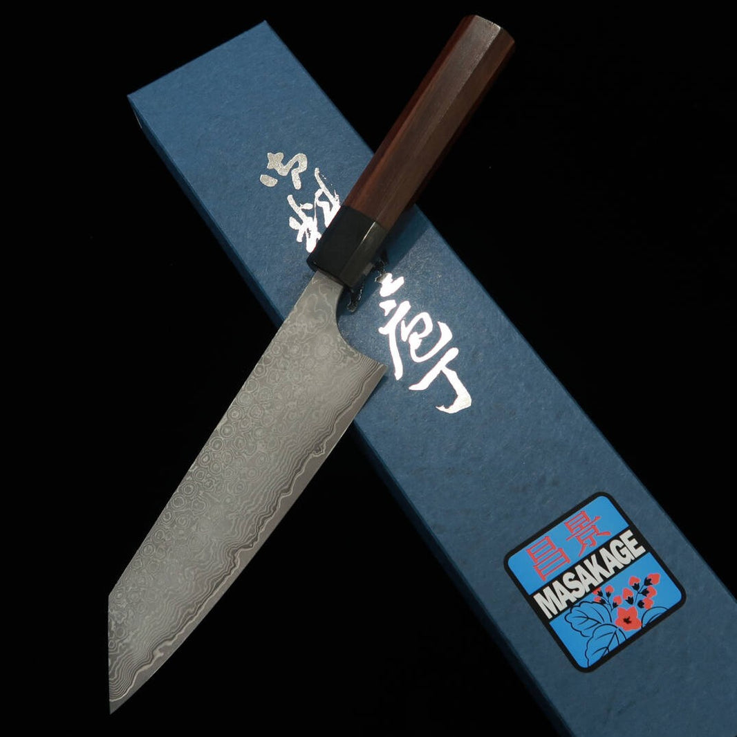 Masakage MASAKAGE Kumo Bunka VG10 sanmai damasco mango de palisandro (170 mm)