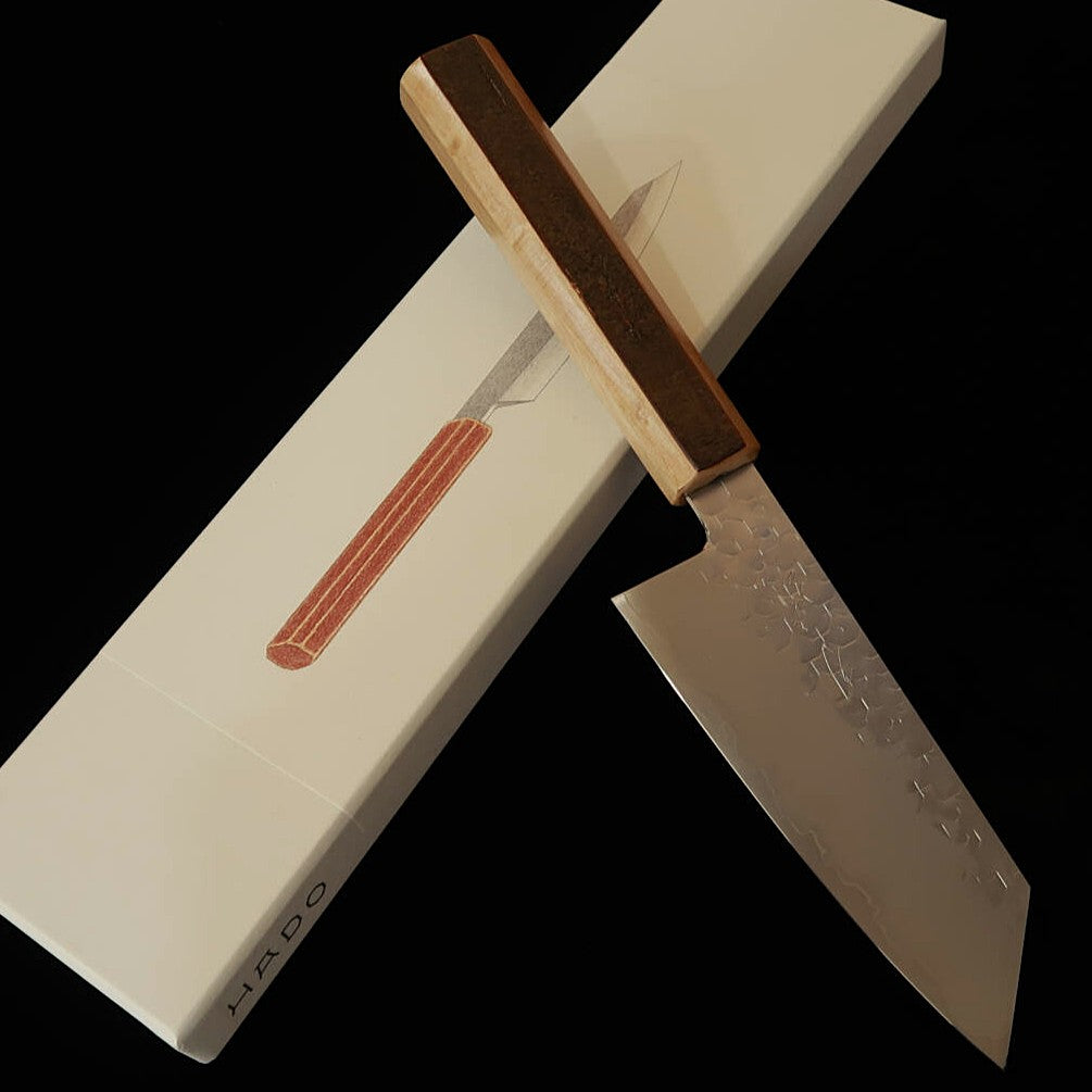 HADO Bunka Shiosai SG2 Hammered Stabilized Wood Handle - Small (135mm) 