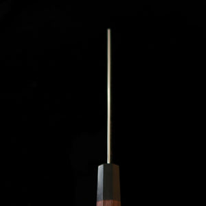 NIGARA Nakiri VG XEOS Hammered Damascus with Ebony Handle (180mm)
