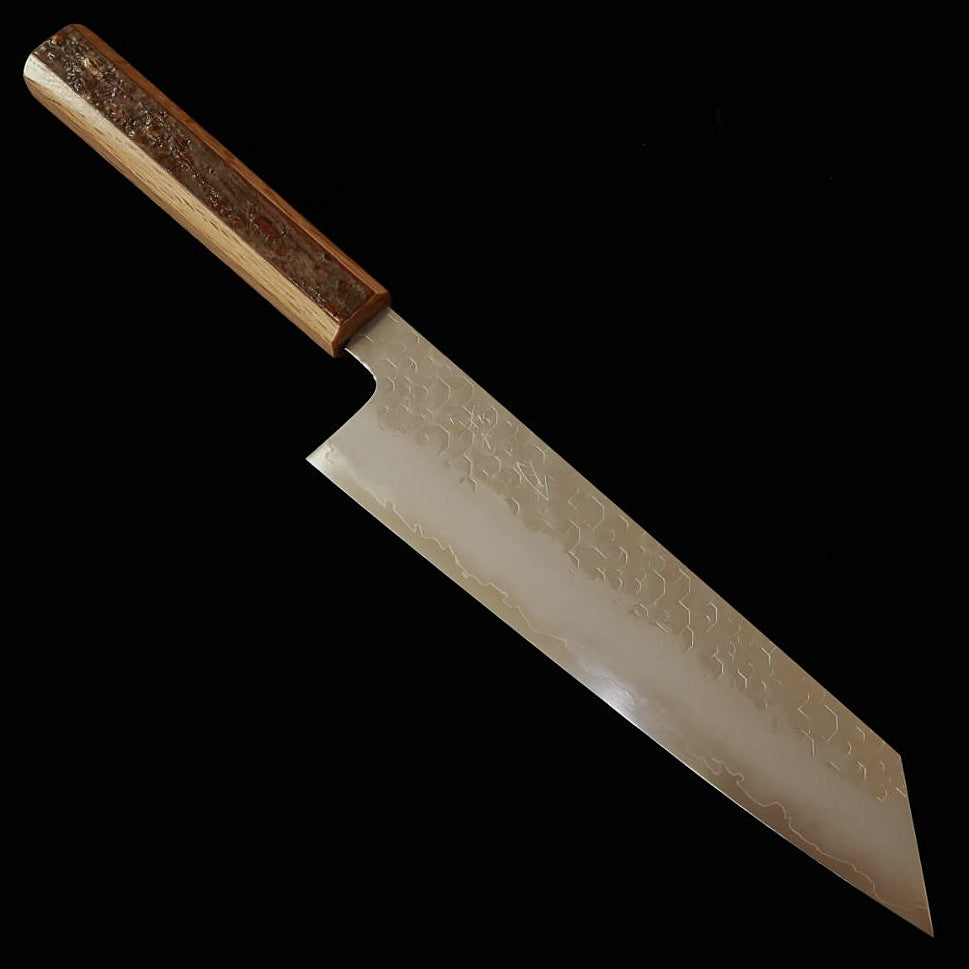 HADO Kiritsuke Gyuto Shiosai SG2 Hammered Stabilized Wood Handle (210mm) 