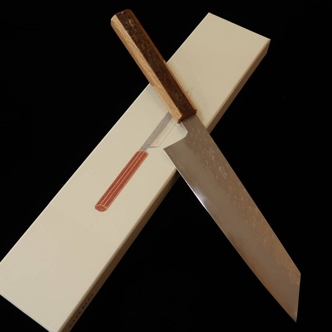 HADO Kiritsuke Gyuto Shiosai SG2 Hammered Stabilized Wood Handle (210mm) 