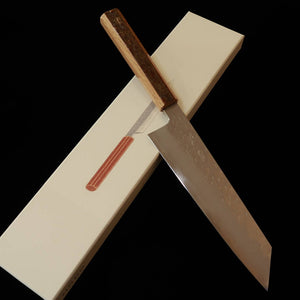 HADO “Shiosai” SG2 martelada cabo em casca de cerejeira “shimofuri” em duas faces, gyuto kiritsuke (210 mm)