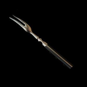 グレステン GLESTAIN カービングフォーク 積層強化木鍔付きハンドル FK123 （300ｍｍ）