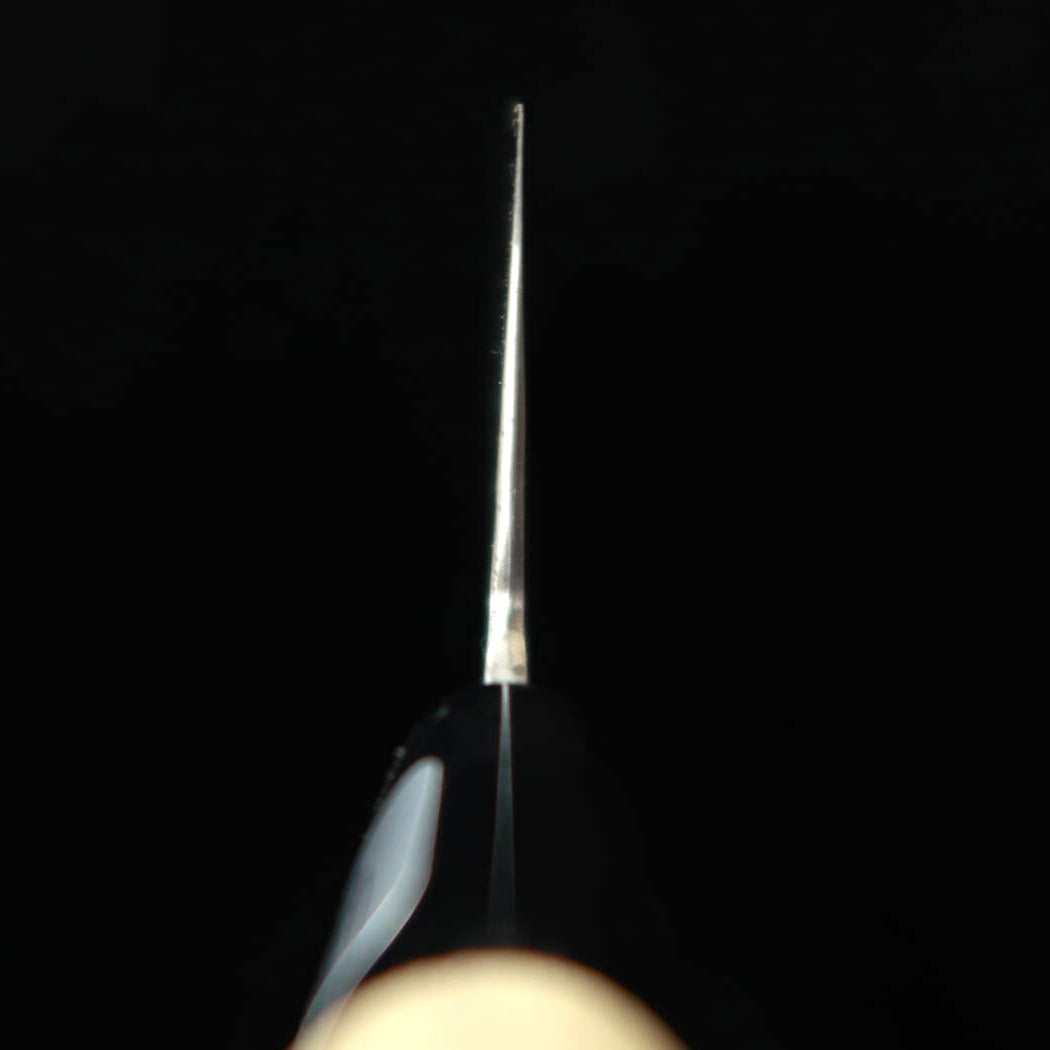 FUJIWARA TERUYASU – Nakiri, finition nashiji, manche magnolia forme châtaigne (130/165 mm)