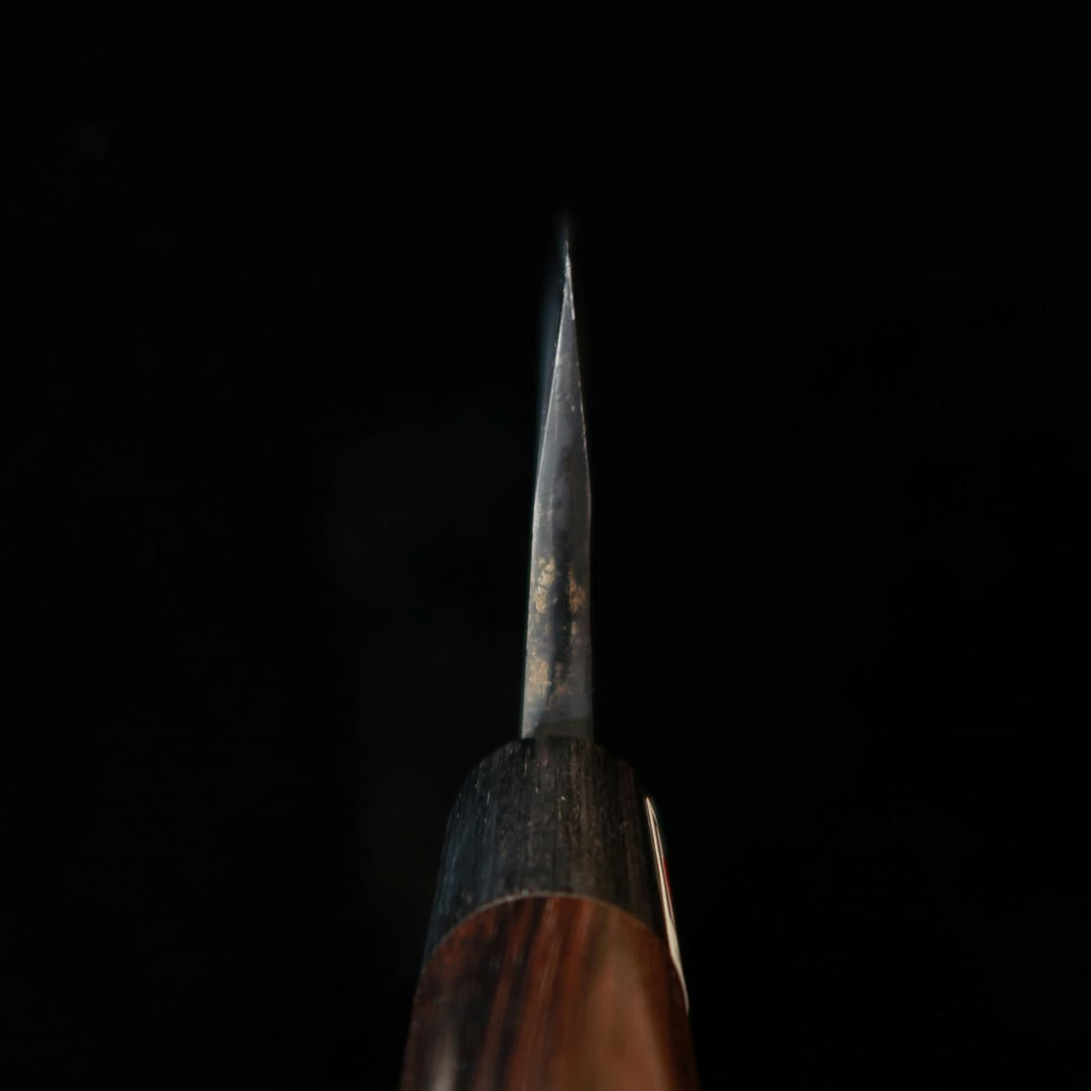 IKENAMI HAMONO Shirogami No. 1 with rosewood handle and deer bone (125mm)