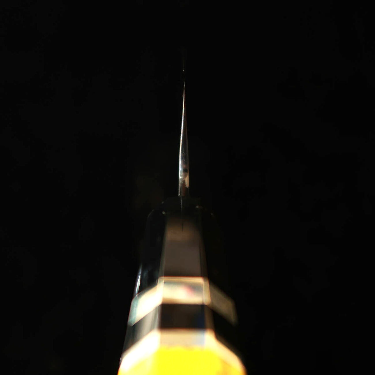 Kagekiyo KAGEKIYO acero Aogami nº1, damasco ennegrecido, mango personalizado, gyuto (210 mm)