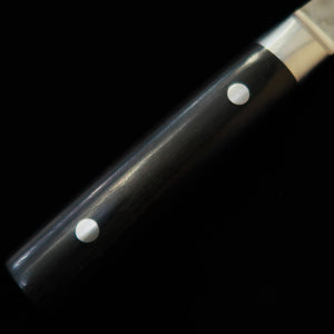 SUMIKAMA Sumikama Kasumi, nakiri, VG10, damasco, mango de laminado negro (170 mm)