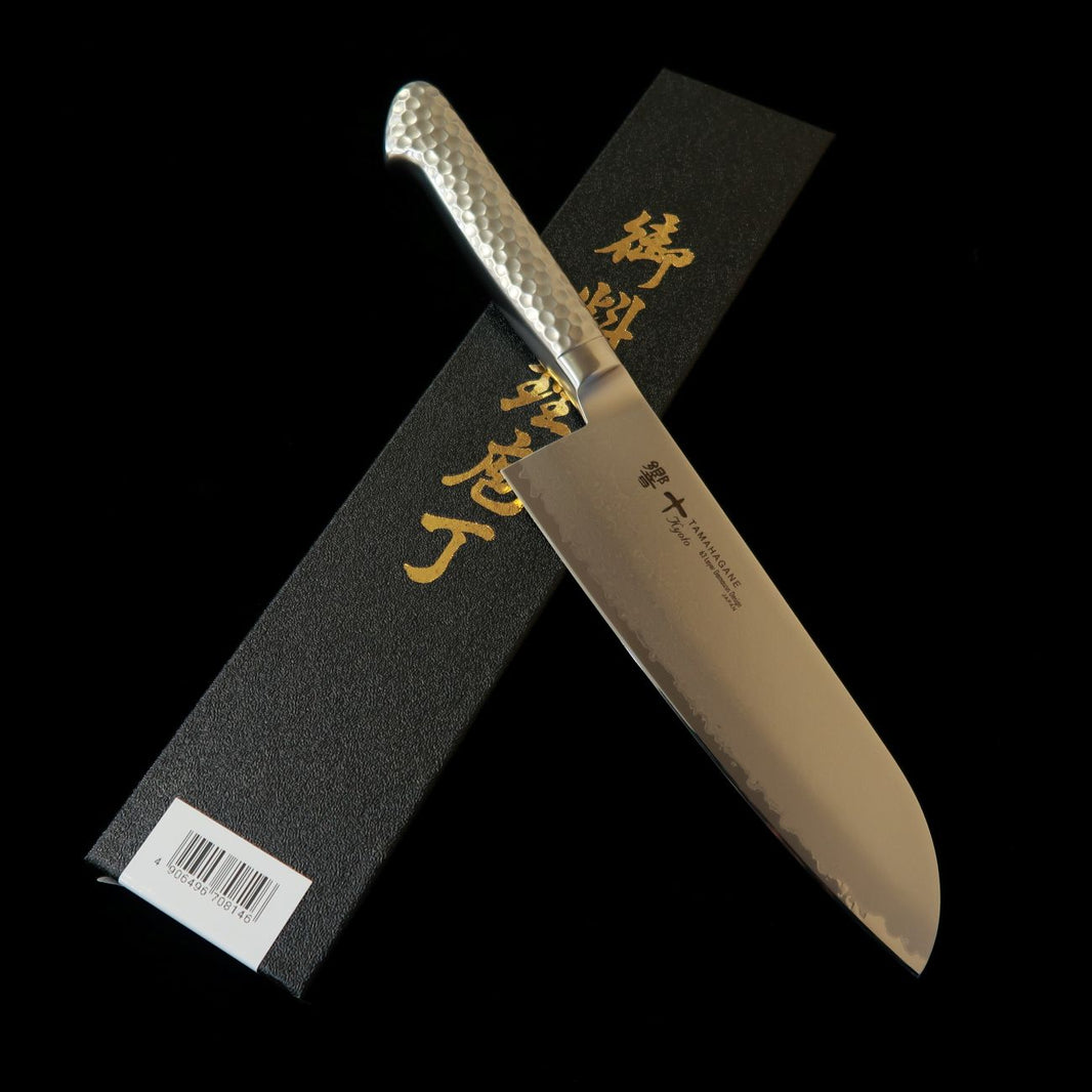 KYOTO Hibiki-jū, serie martilleada, cuchillo multiuso KS-1114 (175 mm)