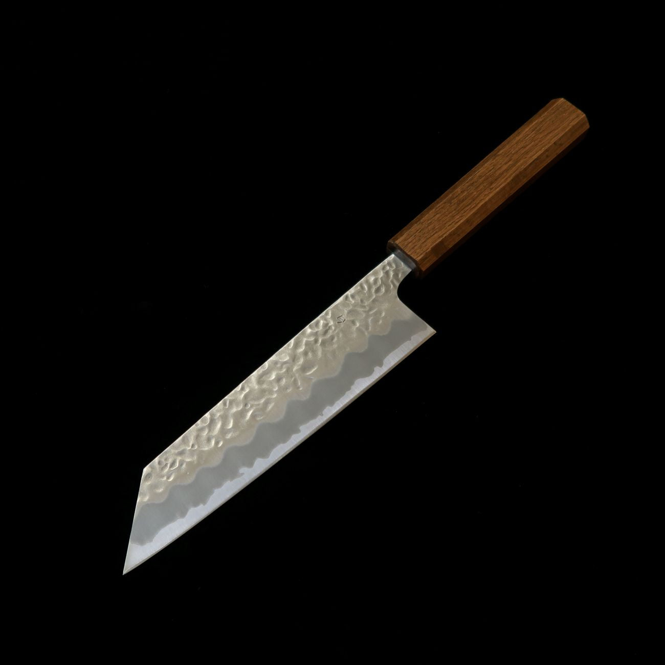 刃道 HADO 翁流  白紙一号 鎚目 ステンレスクラッド 黒樫柄 文化 (170mm)